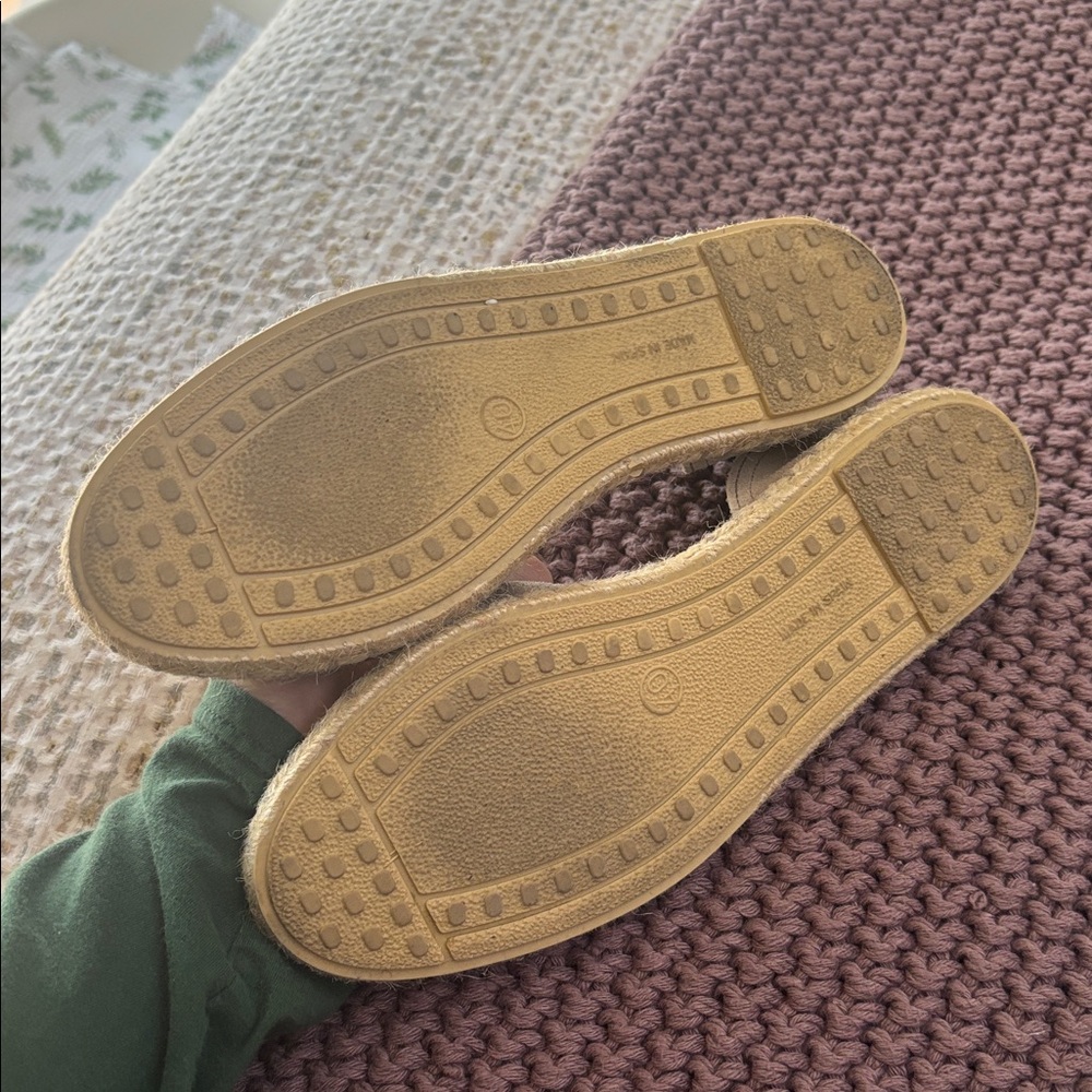Verbenas Women's Beige Espadrille Flats - Picture 3 of 6